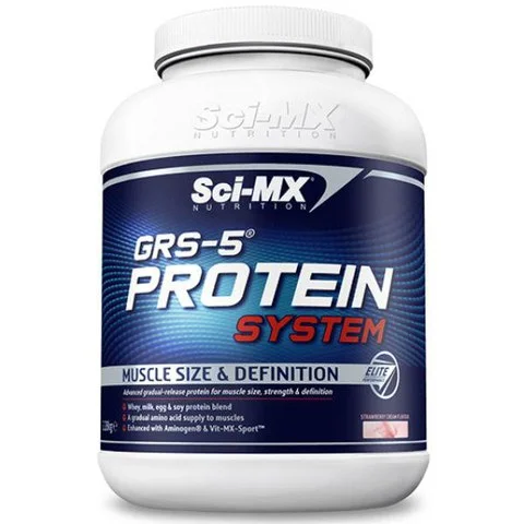 SCI-MX GRS-5 PROTEIN SYSTEM - STRAWBERRY (2.28KG) Image 1