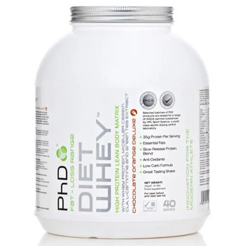 PhD Nutrition Diet Whey 2kg - 2kg - Tub - Chocolate Orange Image 1