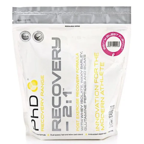 PhD Nutrition Recovery 2:1 - 1.28kg - Pouch - Berry Blast Image 1