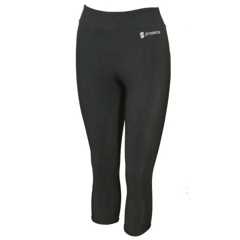 Proskins Women's Slim Capri - Black - 6 - Black Image 1