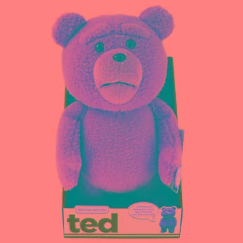 Ted 16-Inch Talking Plush with Moving Mouth Image 1