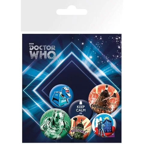 Doctor Who Retro - Badge Pack Image 1