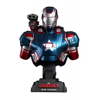 Hot Toys Iron Man 3 Iron Patriot Limted Edition 9 Inch Bust