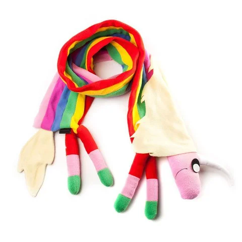 Adventure Time Lady Rainicorn Colourful Scarf With Plush-Like Effect Image 1