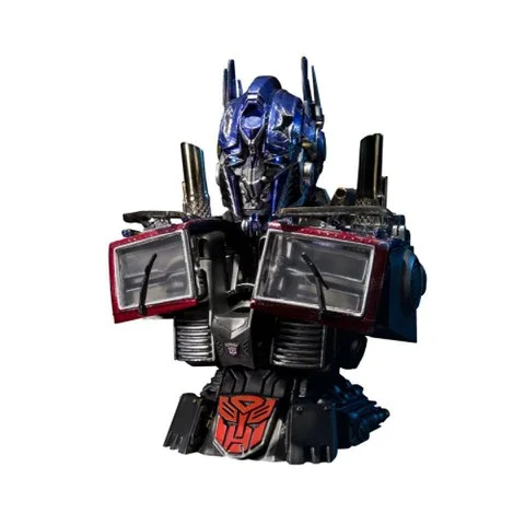 Sideshow Collectibles Transformers Optimus Prime Dark of the Moon Battle Version Bust Image 1