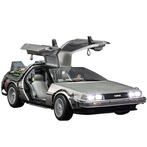 Hot Toys Back To The Future Delorean 1:6 Scale Collectible Model Image 1