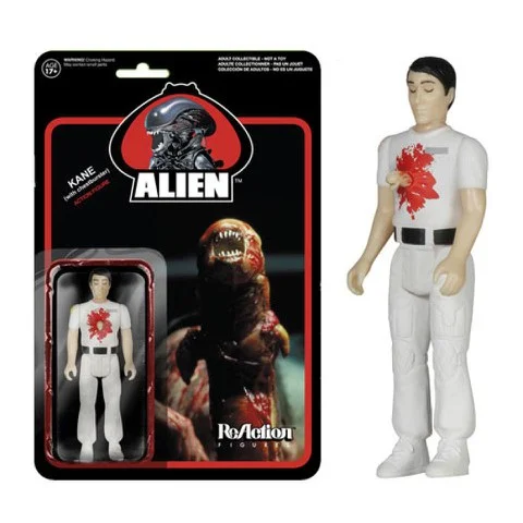 ReAction Alien Kane With Chestbuster 3 3/4 Inch Action Figure Image 1