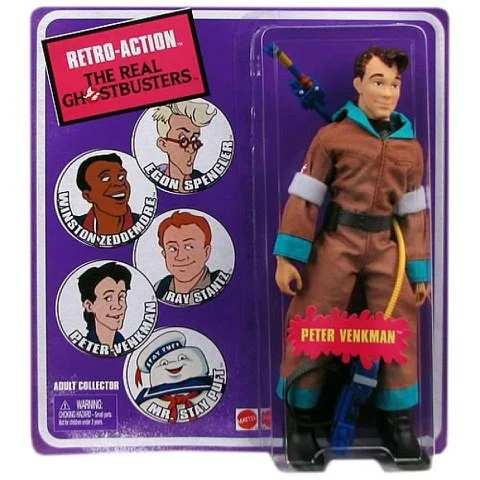 Ghostbusters Peter Venkman Retro Action Figure Image 1