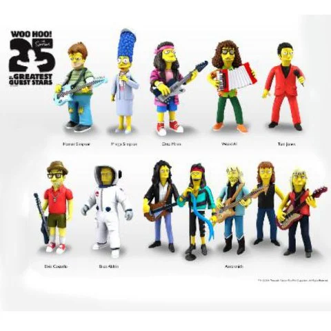 NECA Simpsons 25th Anniversary Weird Al 5 Inch Action Figure Image 1