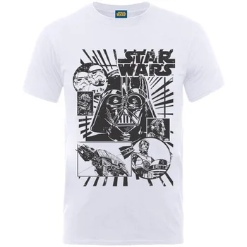 Star Wars Darth Vader & Characters Men's T-Shirt - White