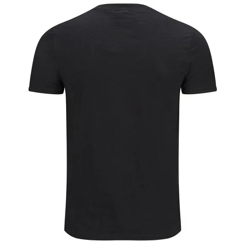 DC Comics Men's Joker Big Face T-Shirt - Black