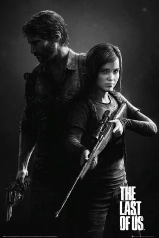 The Last of Us Black and White Portrait - Maxi Poster - 61 x 91.5cm Image 1