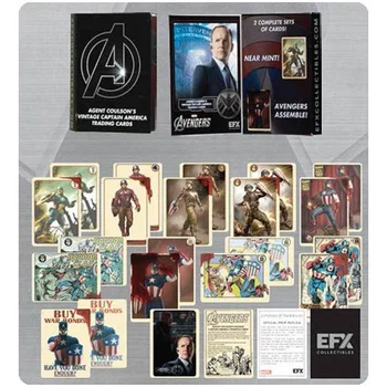 Marvel Agents of Shield Agent Coulson Vintage Captain America Trading Card Set