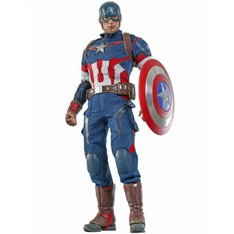 Hot Toys Marvel Avengers Age of Ultron Captain America 1:6 Scale Figure Image 1
