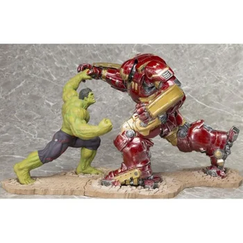Kotobukiya Marvel Avengers Age of Ultron Iron Man Hulkbuster And Hulk ArtFX+ Statue Set