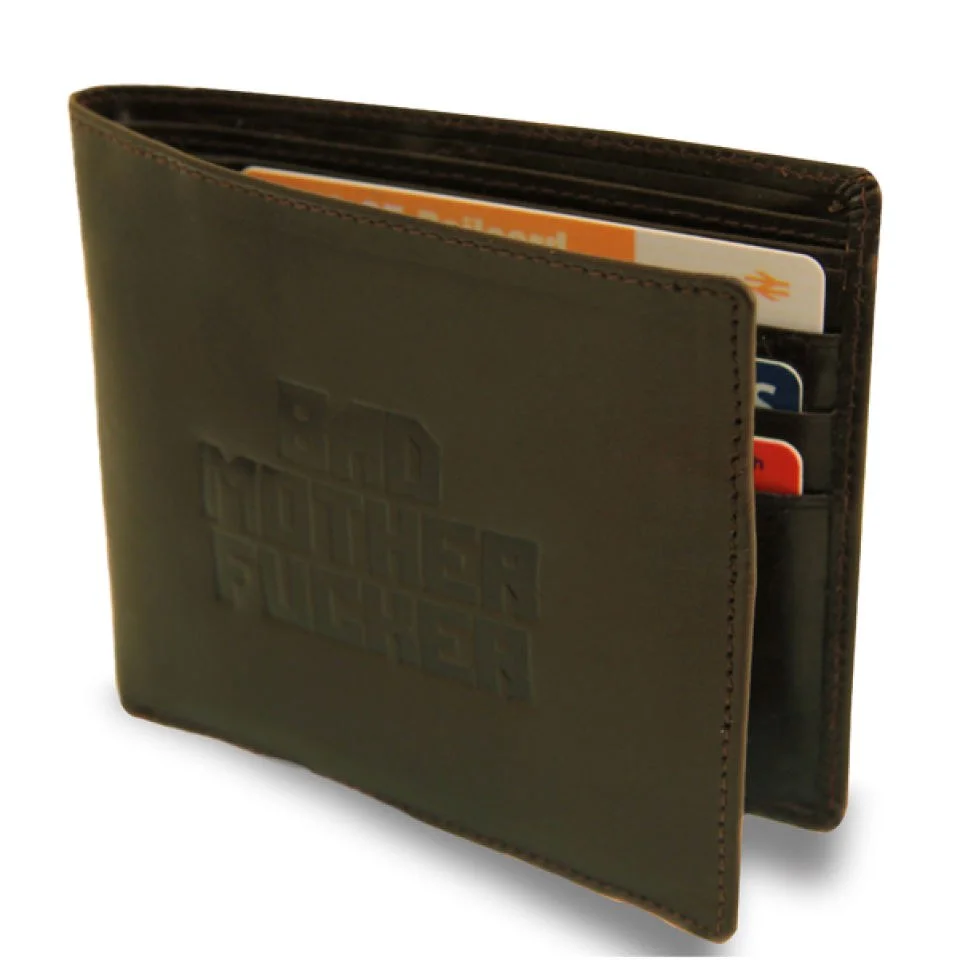 Bad Mother ****** Leather Wallet Image 1