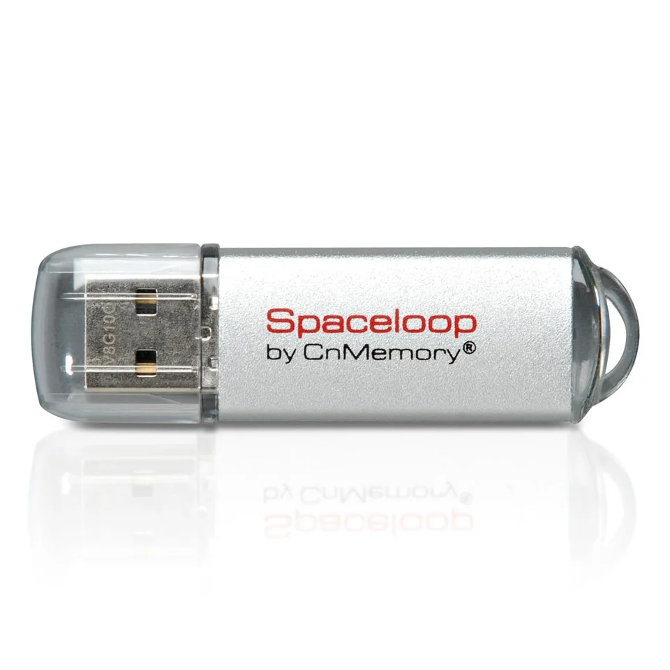 CnMemory 16GB Spaceloop Metal USB 2.0 Flash Drive Image 1