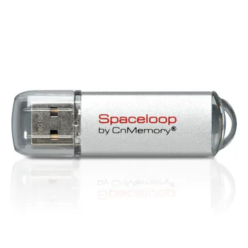 CnMemory 16GB Spaceloop Metal USB 2.0 Flash Drive