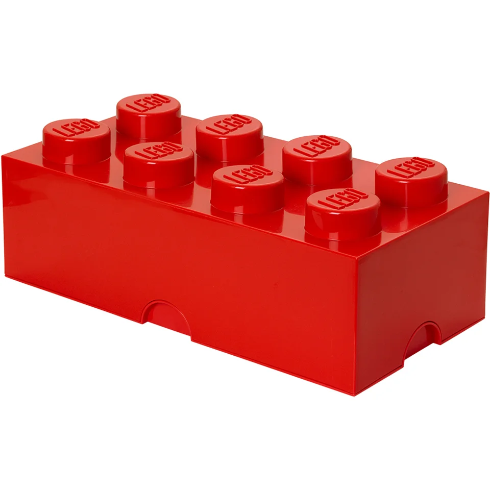 LEGO Storage Brick 8 - Red Image 1
