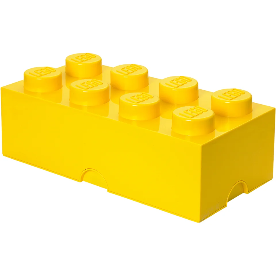 LEGO Storage Brick 8 - Yellow Image 1