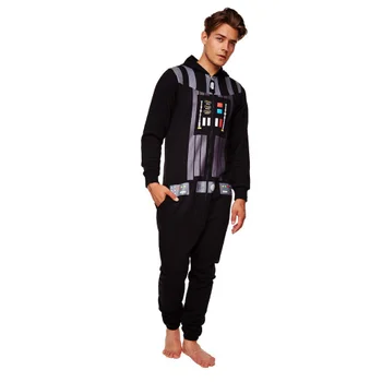 Star Wars Men's Darth Vader Adult Onesie - Black