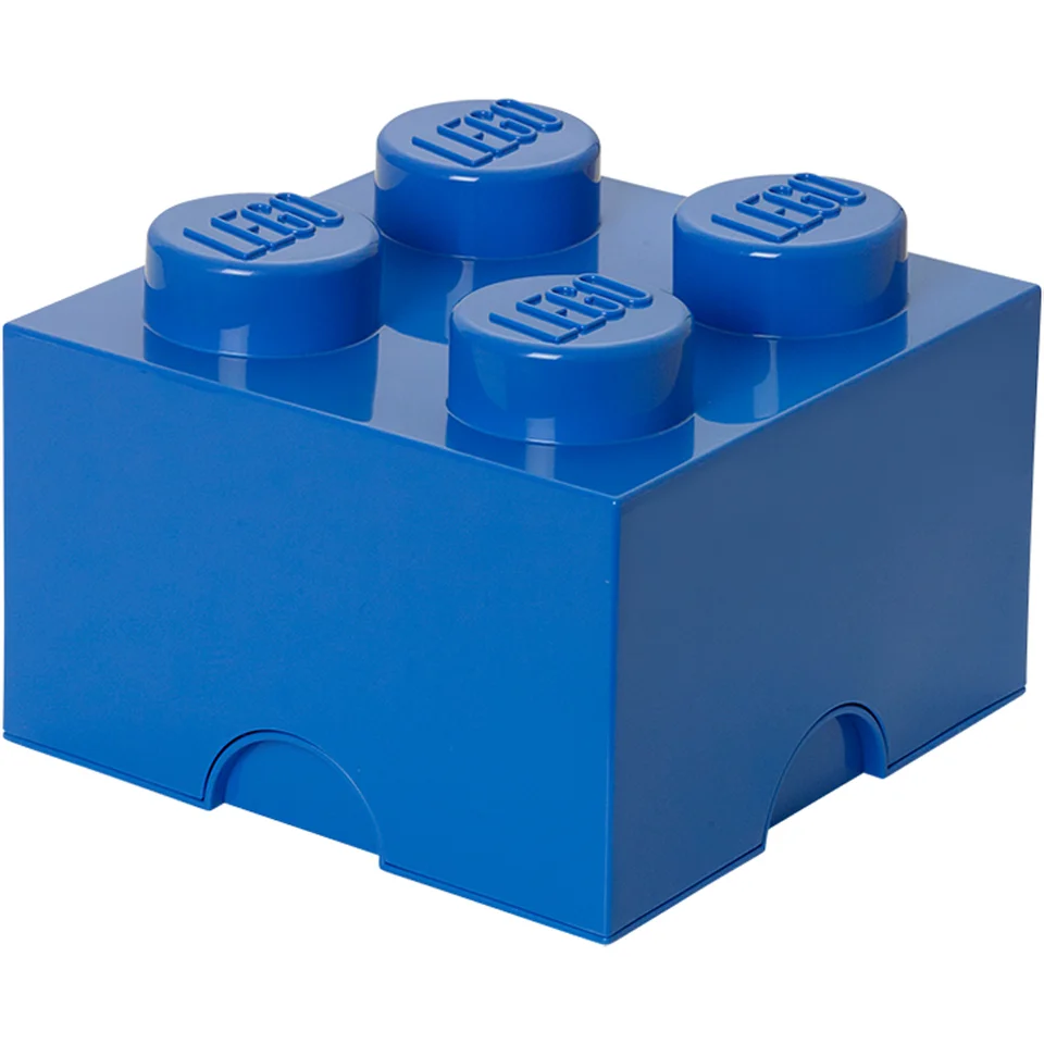 LEGO Storage Brick 4 - Blue Image 1