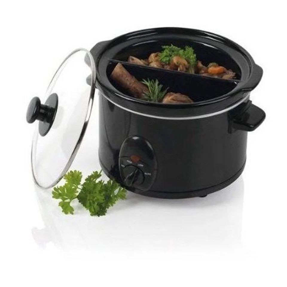 Your Kitchen Hero BD148616 Slow Cooker with Twin Compartments Image 1