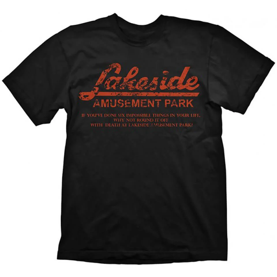 Silent Hill Men's T-Shirt - Lakeside Amusement - Black - L - Black Image 1