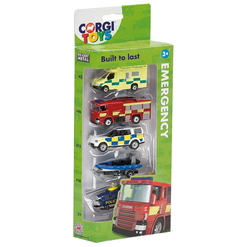 Corgi 5 Pack Emergency Vehicles Image 1