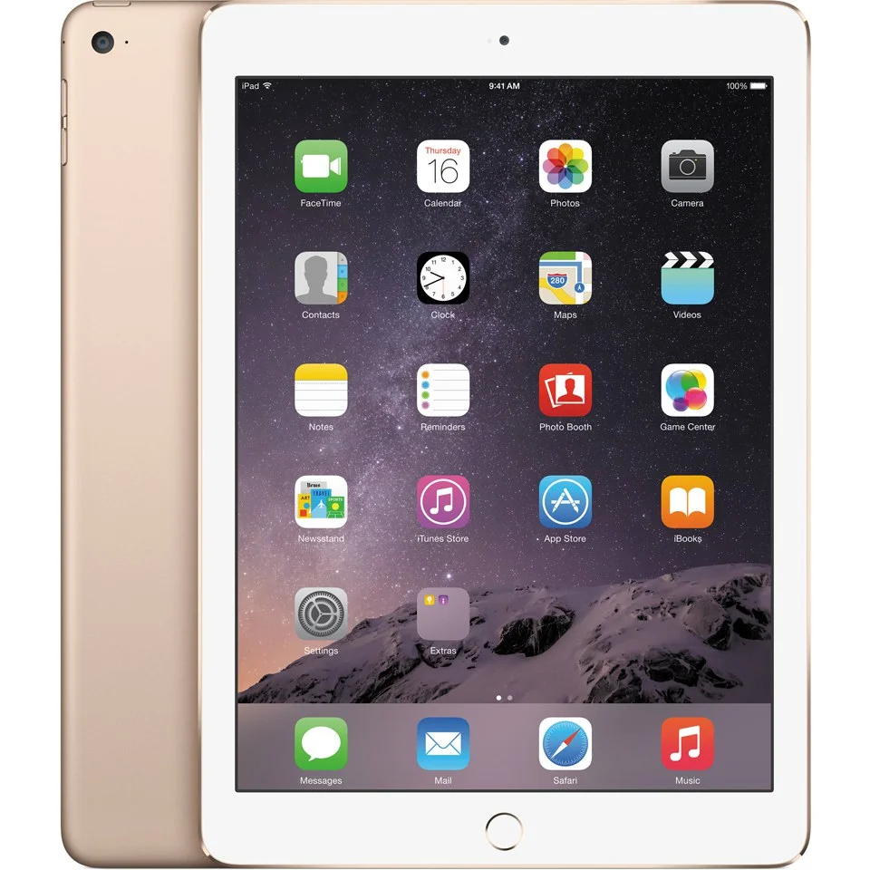 Apple iPad Air 2 Wi-Fi 32GB - Gold Image 1