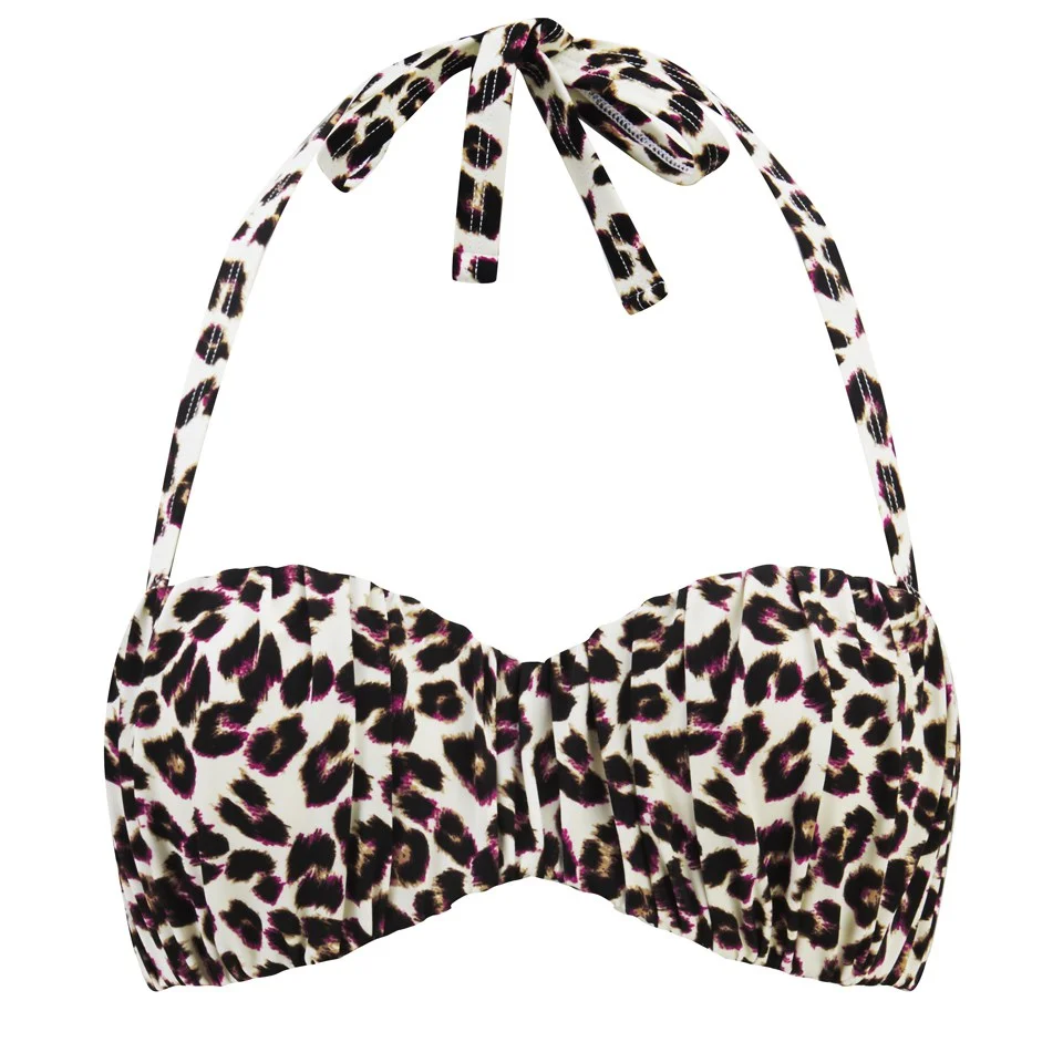 Vero Moda Women's Lulu Bikini Top - Snow White - 32B - Multi Image 1