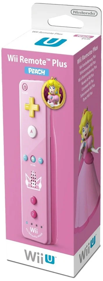 Wii U Remote Plus Peach Edition Image 1