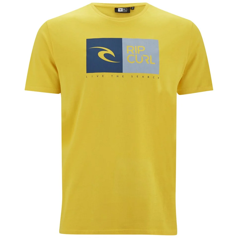 Rip Curl Men's Ripawatu Regular Fit T-Shirt - Yellow - S - Yellow Image 1
