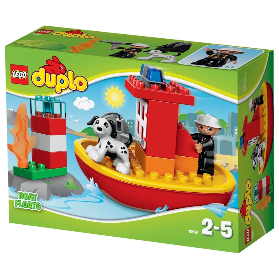 LEGO DUPLO: Town Fire Boat (10591) Image 1