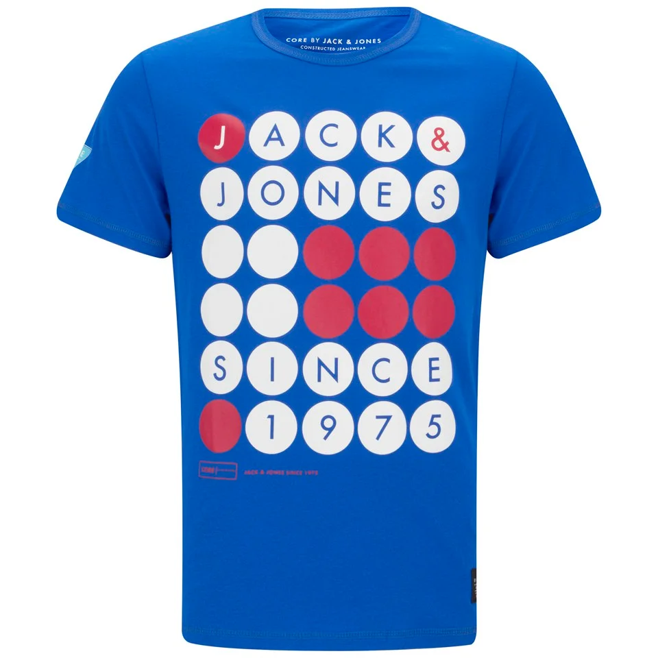 Jack & Jones Men's Colour T-Shirt - Turkish Sea - S - Blue Image 1