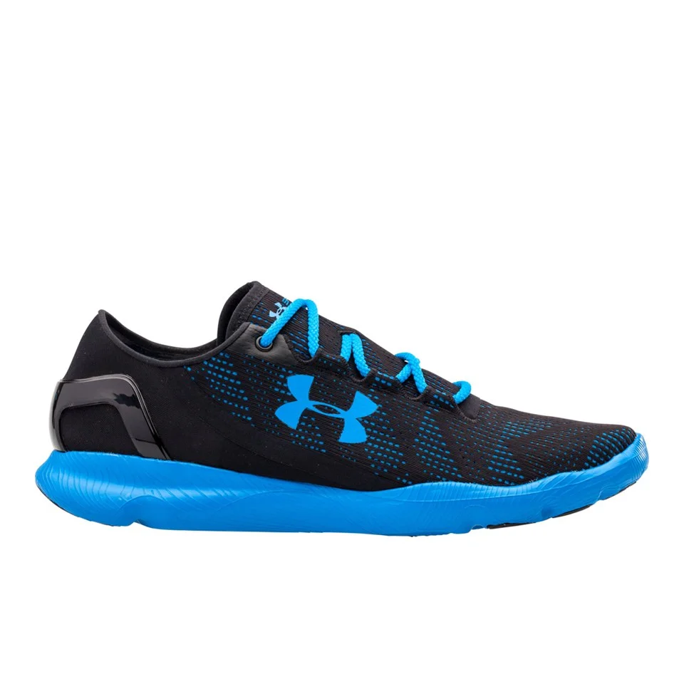 Under Armour Men's SpeedForm Apollo Vent Running Shoes - Black/Blue Jet - UK 6 - Black/Blue Image 1