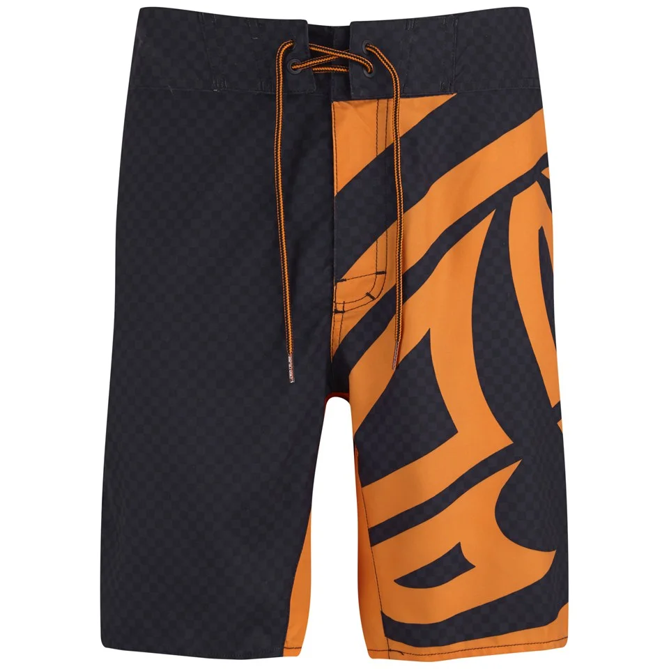 Animal Mens 20 Inch Blawa Fixed Waist Board Shorts - Blue - W28 - Black Image 1