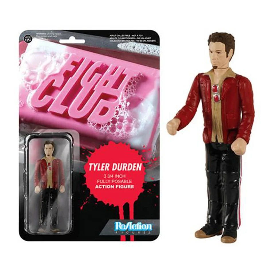 ReAction Fight Club Tyler Durden 3 3/4 Inch Action Figure Image 1