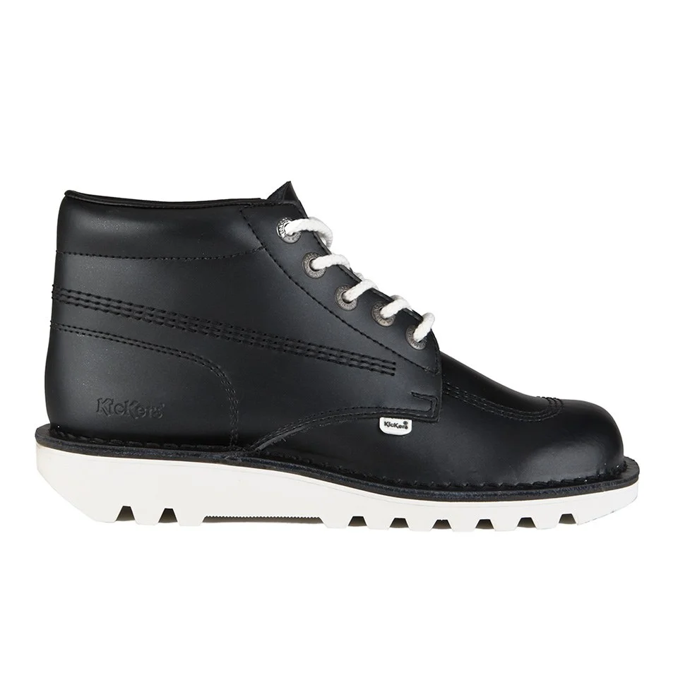 Kickers Men's Kick Hi Boots - Black/White - 6.5 Image 1