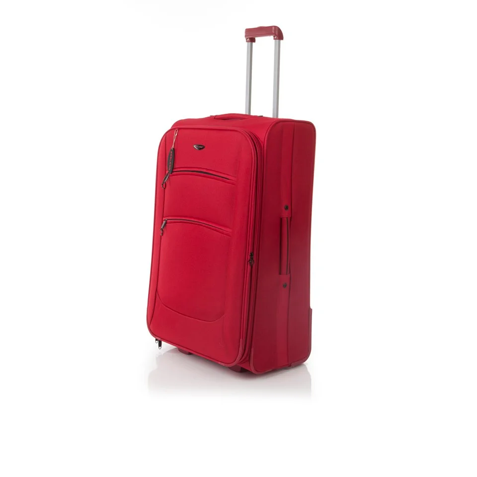 Redland '50FIVE Collection' 2 Wheel Trolley Suitcase - Red - 75cm Image 1