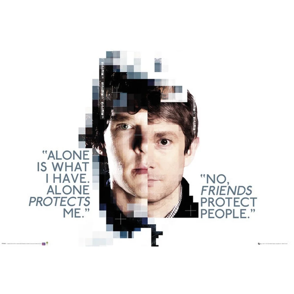 Sherlock Faces - Maxi Poster - 61 x 91.5cm Image 1