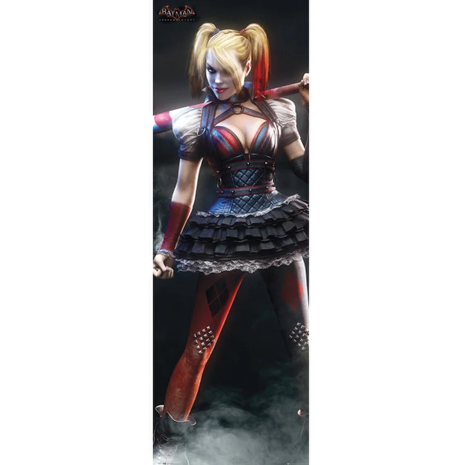 DC Comics Batman Arkham Knight Harley Quinn - Door Poster - 53 x 158cm Image 1