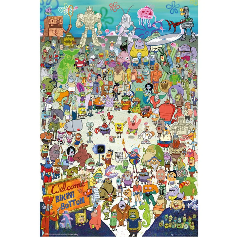 Spongebob Cast - Maxi Poster - 61 x 91.5cm Image 1