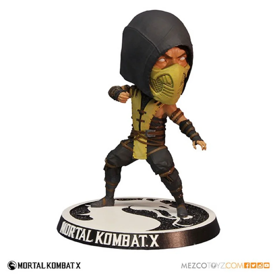 Mortal Kombat X Scorpian Bobble Head Action Figure Image 1