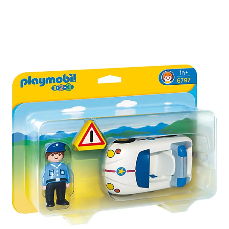 Playmobil 1.2.3 Police Car (6797) Image 1