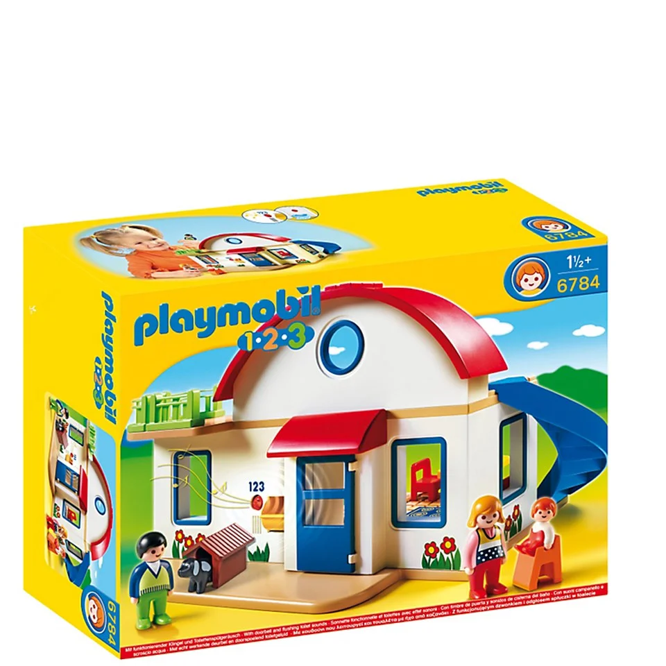 Playmobil 1.2.3 Suburban Home (6784) Image 1