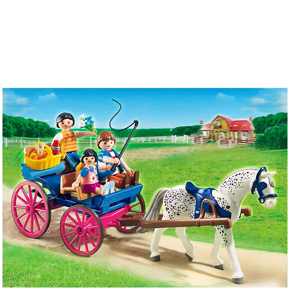 Playmobil Horse Farm Horse Drawn Carriage (5226) Image 1