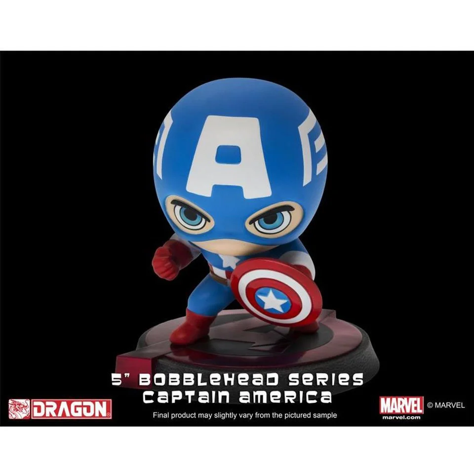 Dragon Bobbleheads Marvel Avengers Age of Ultron Captain America Bobble Head Figure Image 1