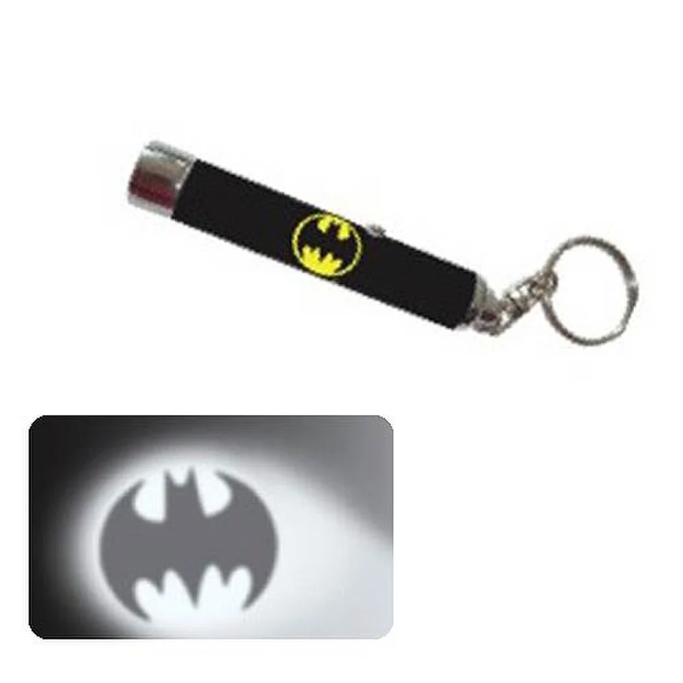 DC Comics Batman Bat Signal Flashlight Key Chain Image 1
