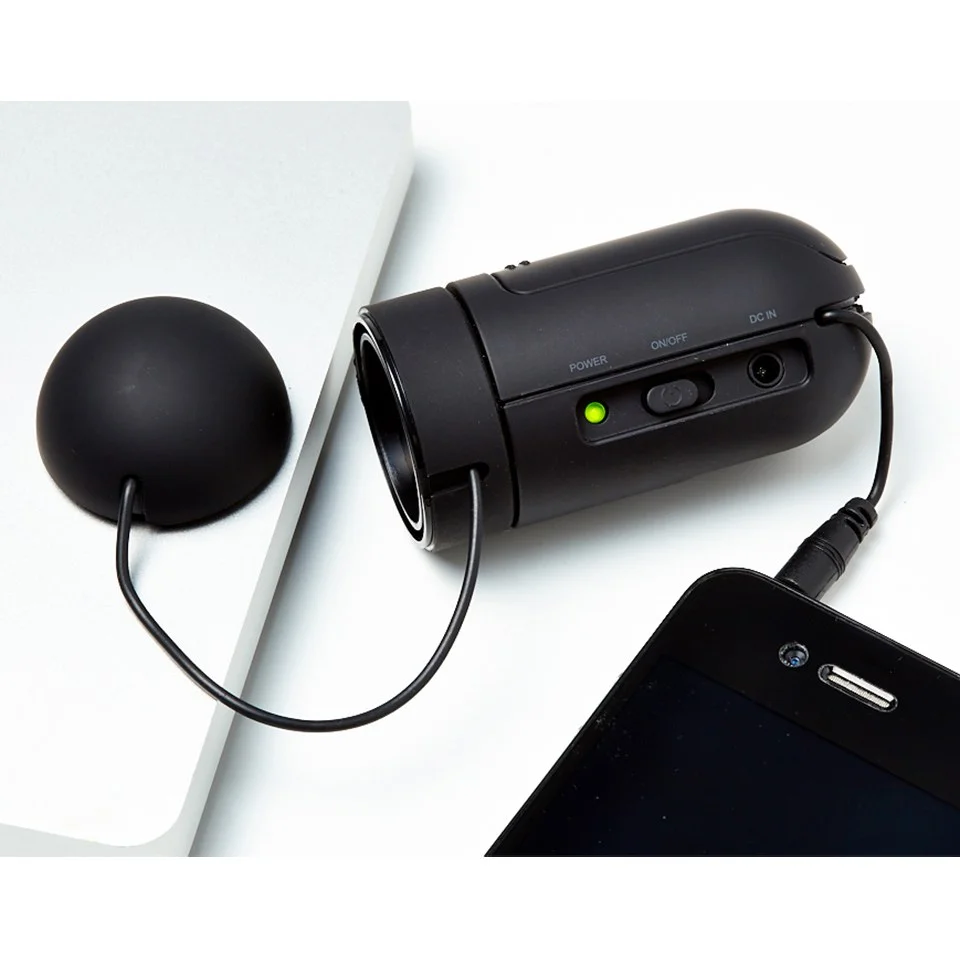 X-Vibe Innovative Vibration Speaker - Black Image 1